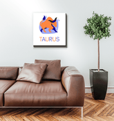 Taurus Wrapped Canvas 20x20 | Zodiac Series 4 - Beyond T-shirts